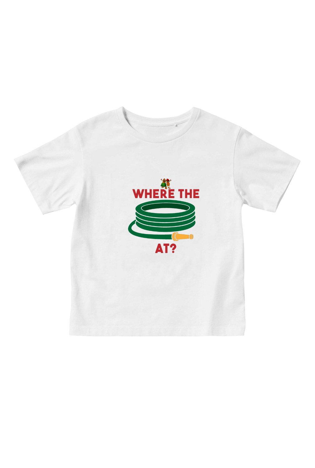 Where The Hose At? Funny Graphic T-Shirt – White Tee