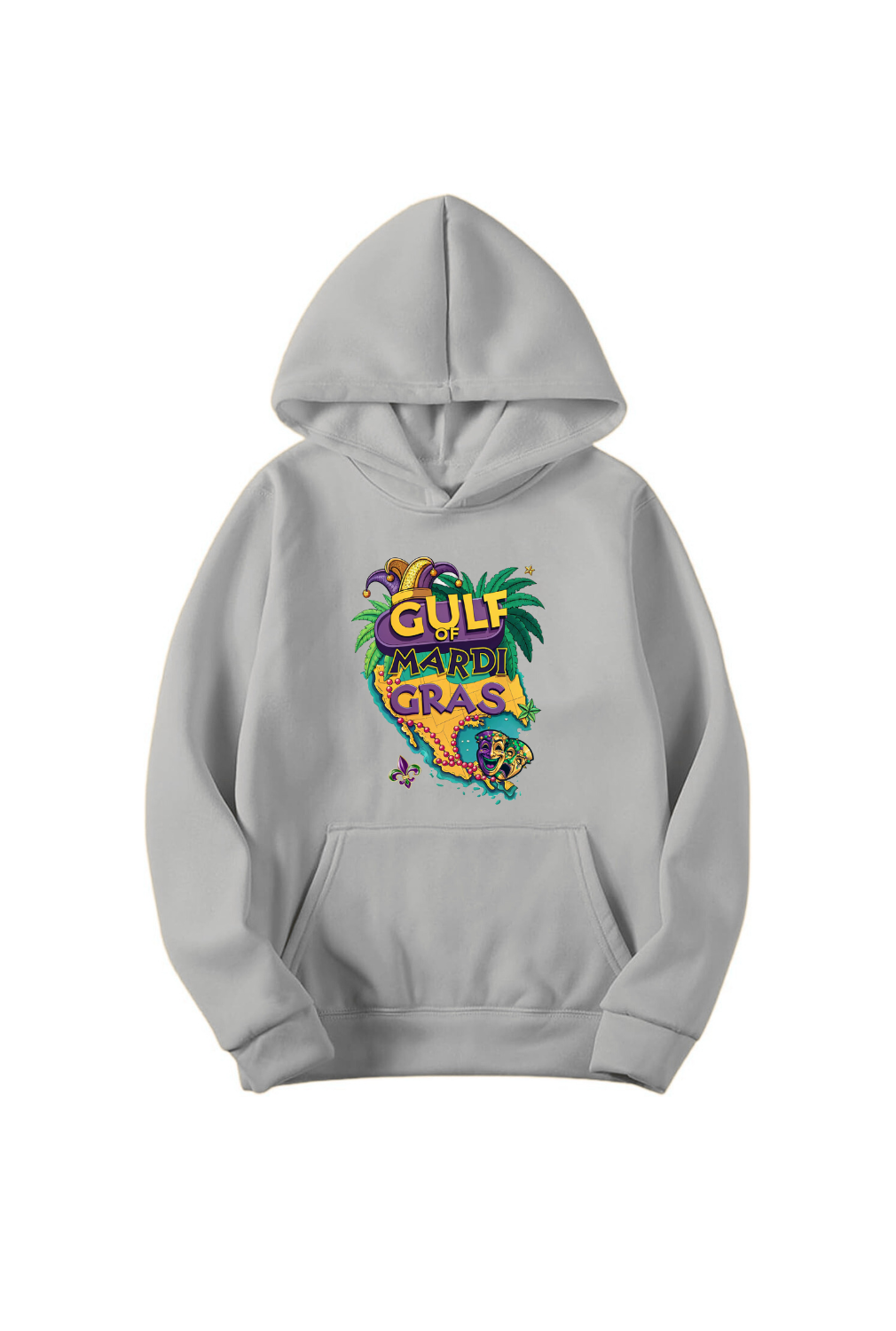 Gulf of Mardi Gras Hoodie – Warm Up Your Carnival Vibes! 🎭🔥